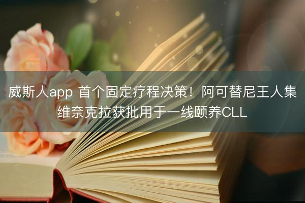 威斯人app 首个固定疗程决策!阿可替尼王人集维奈克拉获批用于一线颐养CLL